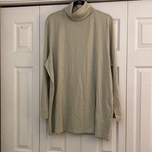 NWT Universal Standard Jersey Turtleneck / XL / Mineral Gray